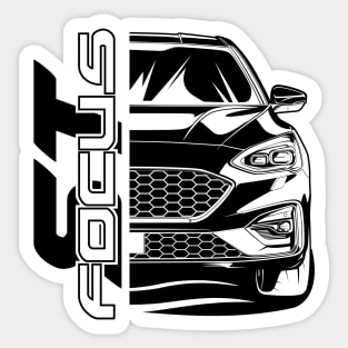 Focus ST (Black Print) Sticker